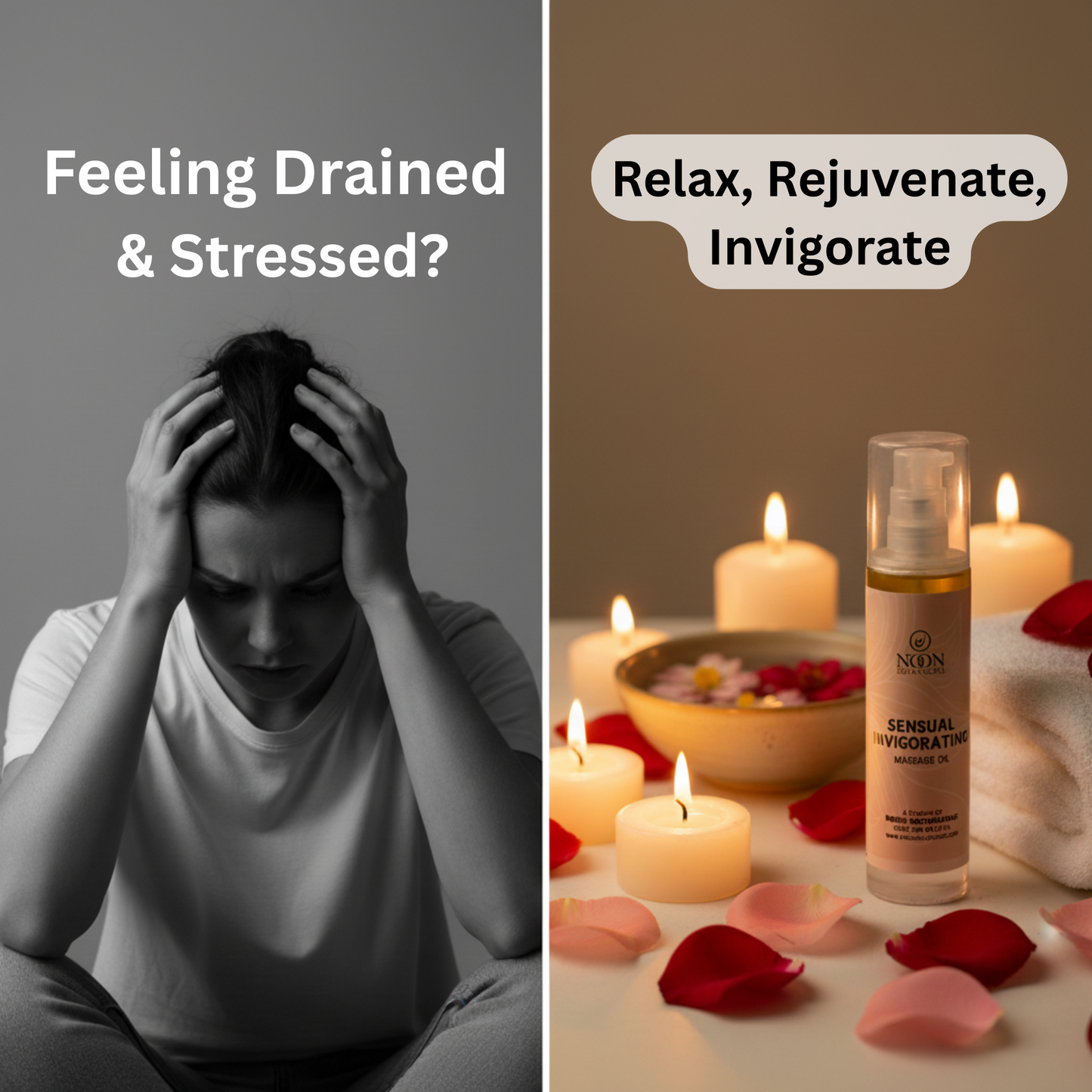 Sensual Invigorating Massage Oil